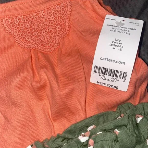 Newborn Girls Outfits- 1 NWT - Picture 2 of 4